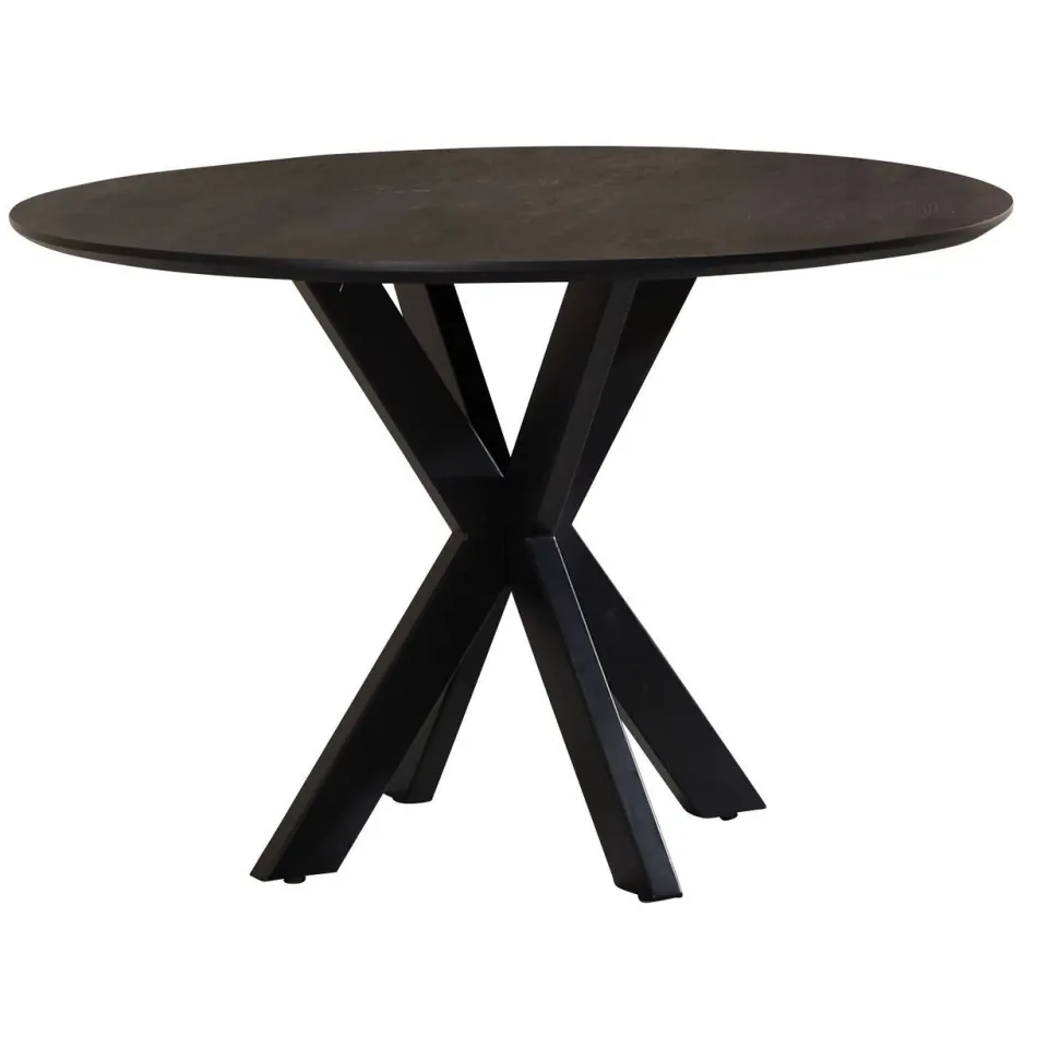 NOUS Living eetkamertafel (120 cm) Jorah zwart, foto 3