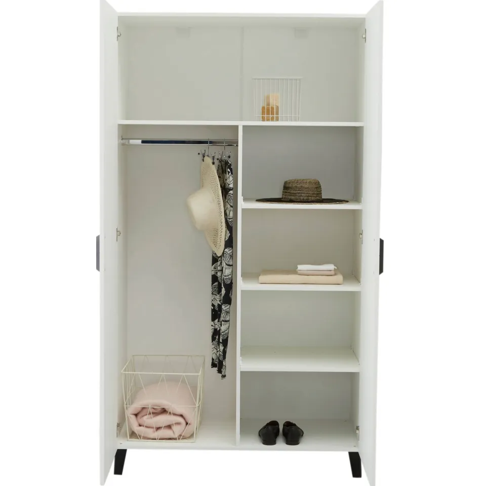 NOUS Living Silk kledingkast wit, foto 4