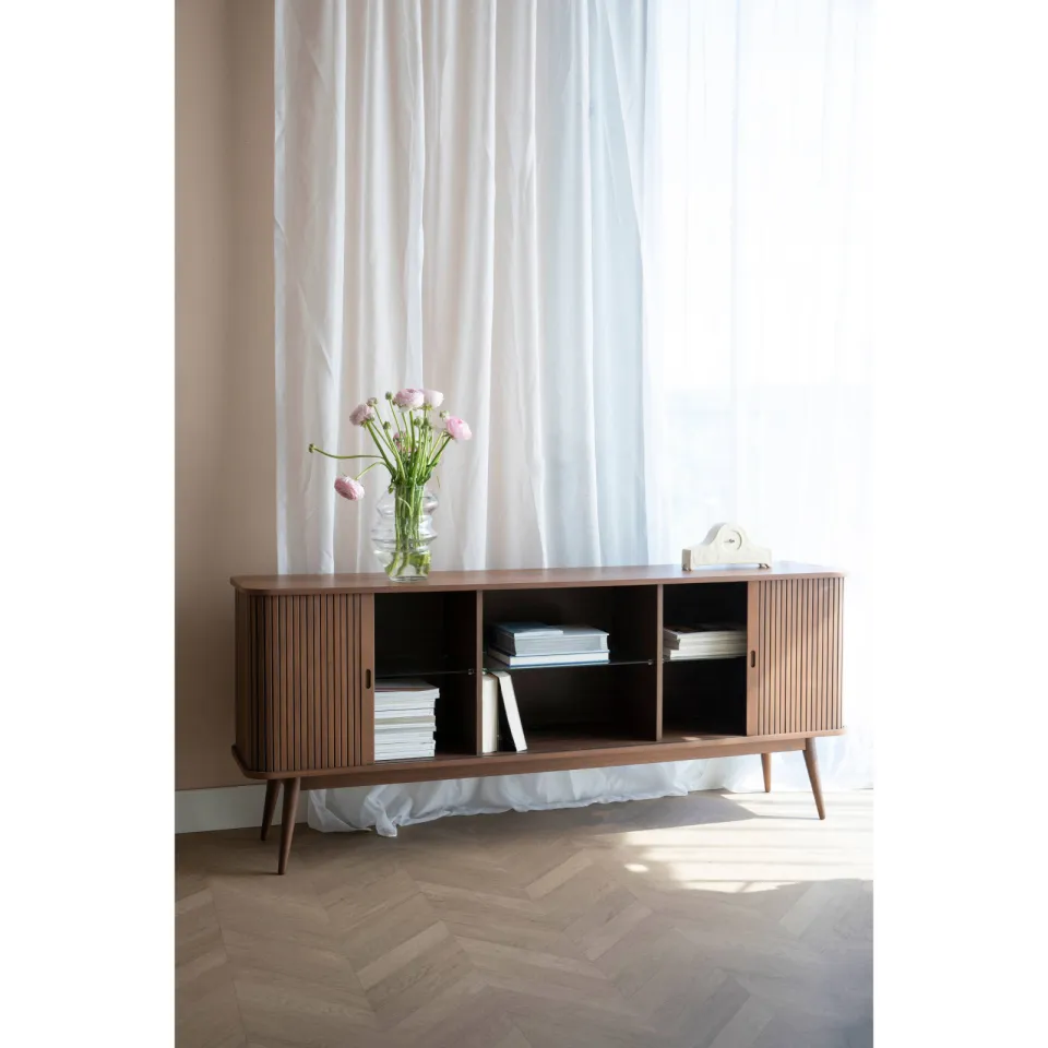Zuiver Barbier dressoir walnoot, foto 2