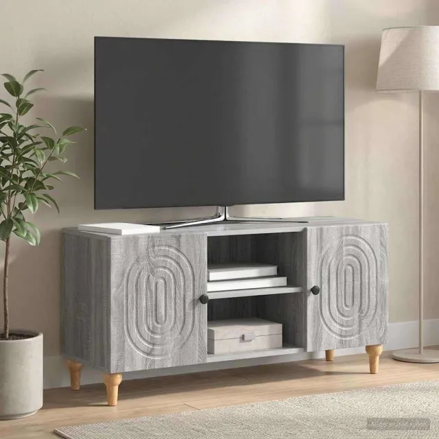 vidaXL TV-kast 102 x 34,5 x 50 cm Grijs sonoma Bewerkt hout, foto 2