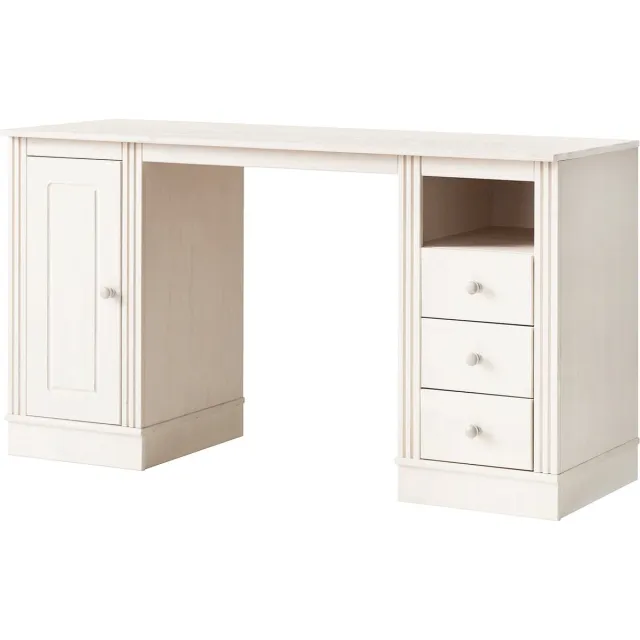 Notio Living Anita Bureau met 1 Deur, 3 Lades en Open Vak - Wit Grenen - 140 x 50 x 76 cm