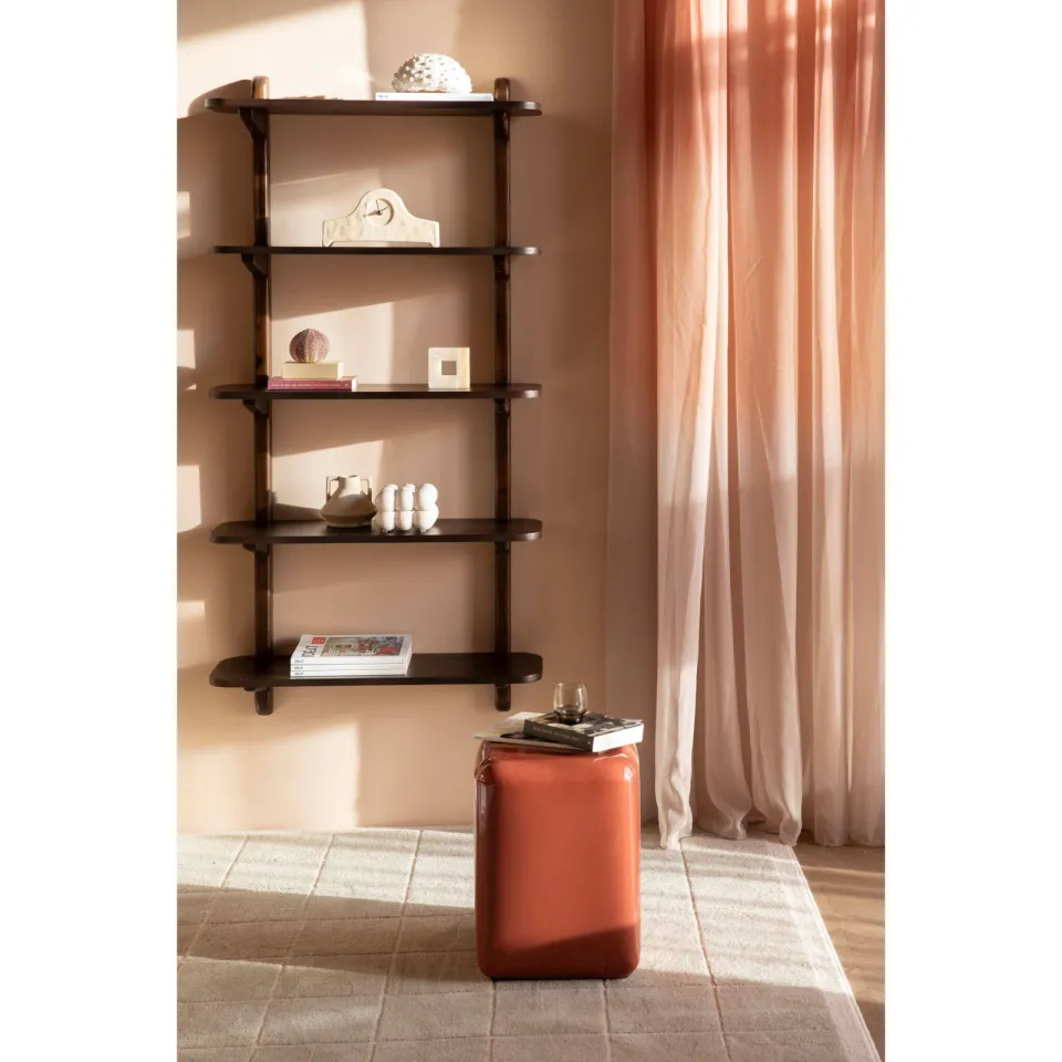 Zuiver Hogar Wandkast/ Wandplanken Donkerbruin bruin, foto 3
