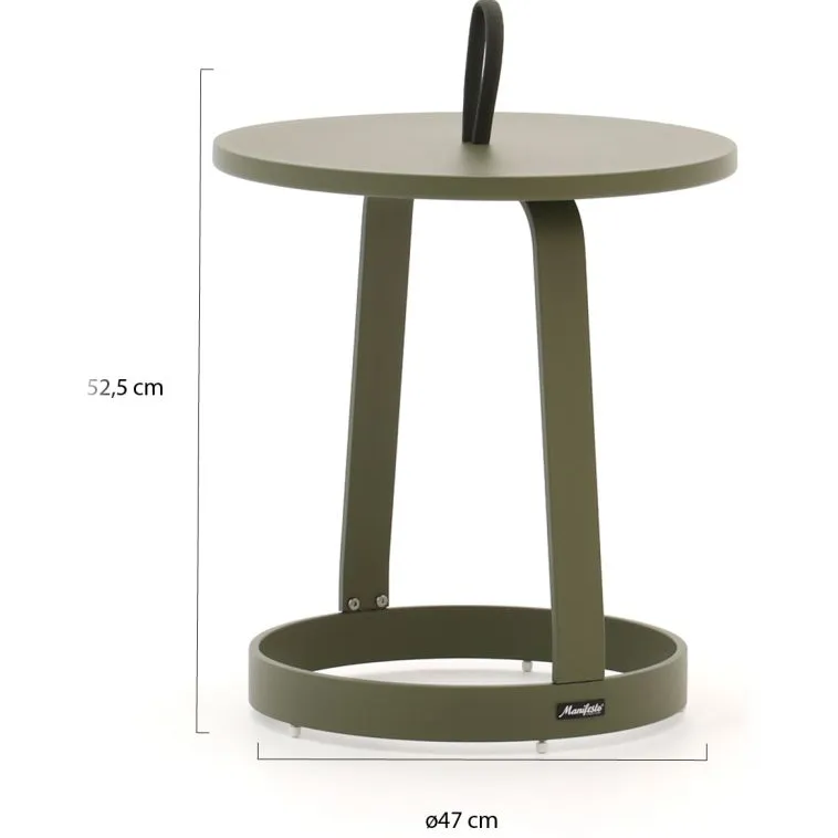 Manifesto Furniture Manifesto Salemi bijzet tuintafel ø47 (h:52,5cm) groen, foto 2