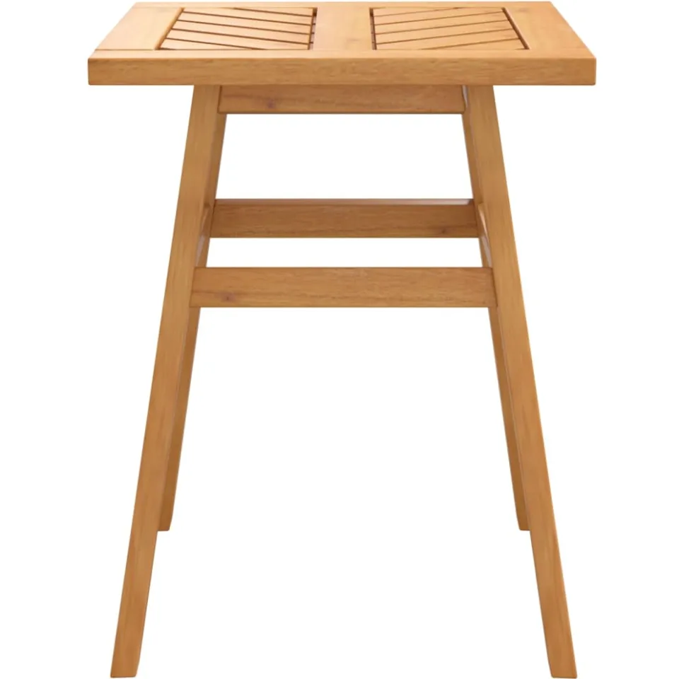 vidaXL Bijzettafel 45x45x60 cm massief acaciahout Bruin