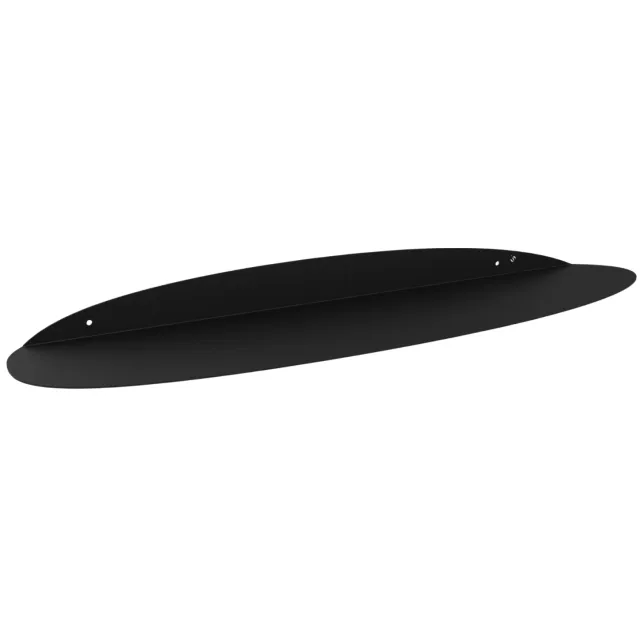 Steelful EGGX Wandplank - Zwart / 36cm, foto 3