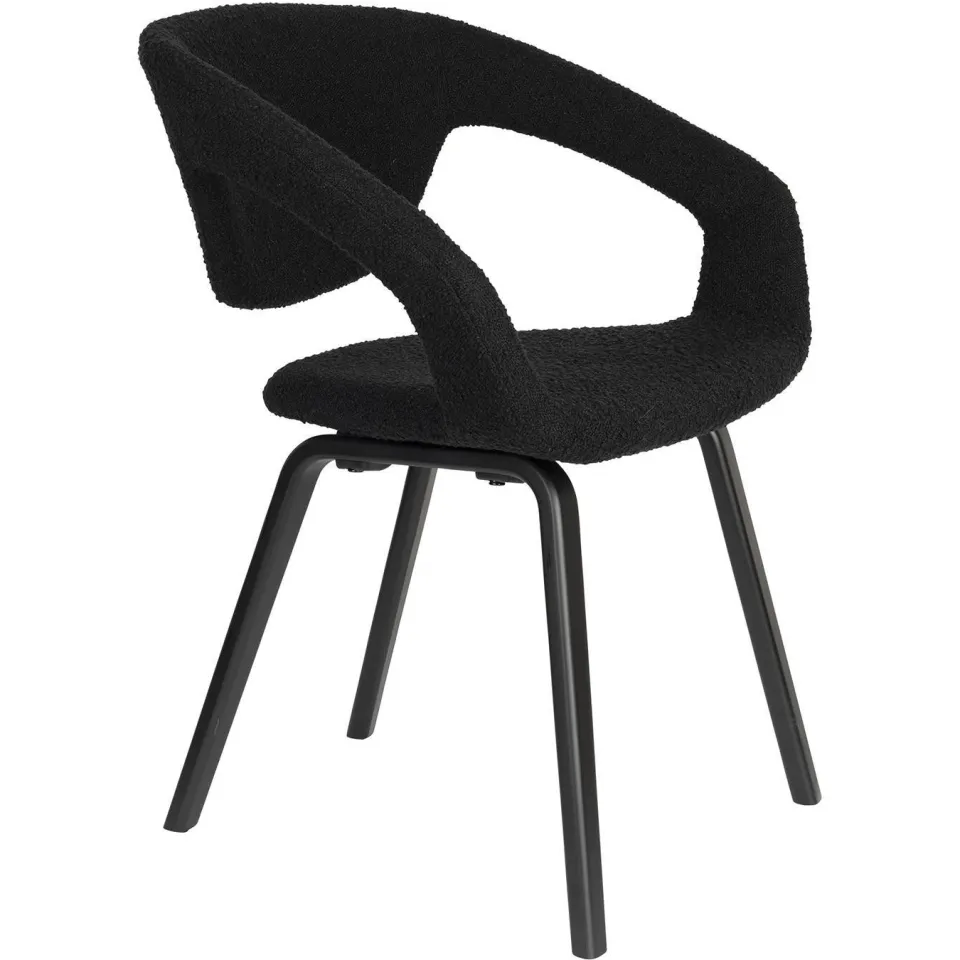 Zuiver Flexback eetkamerstoel zwart, foto 3