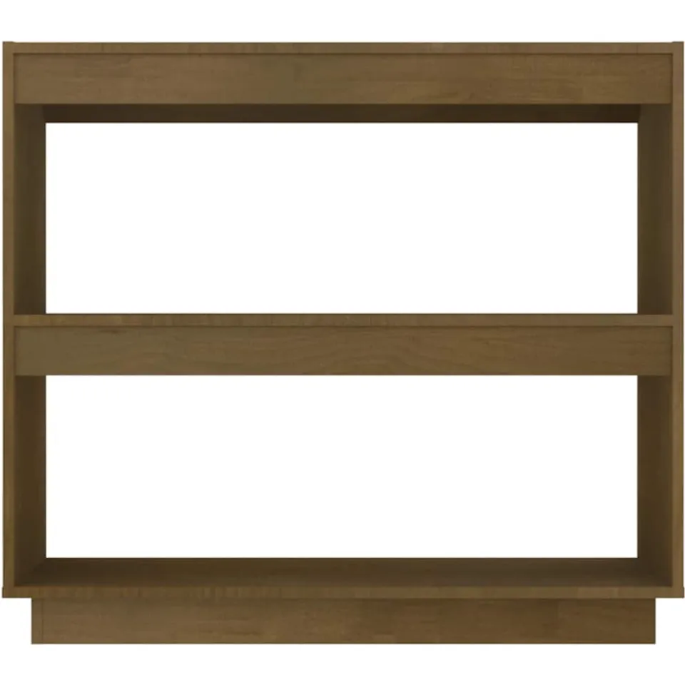 vidaXL Boekenkast 80x35x71 cm massief grenenhout honingbruin bruin, foto 4