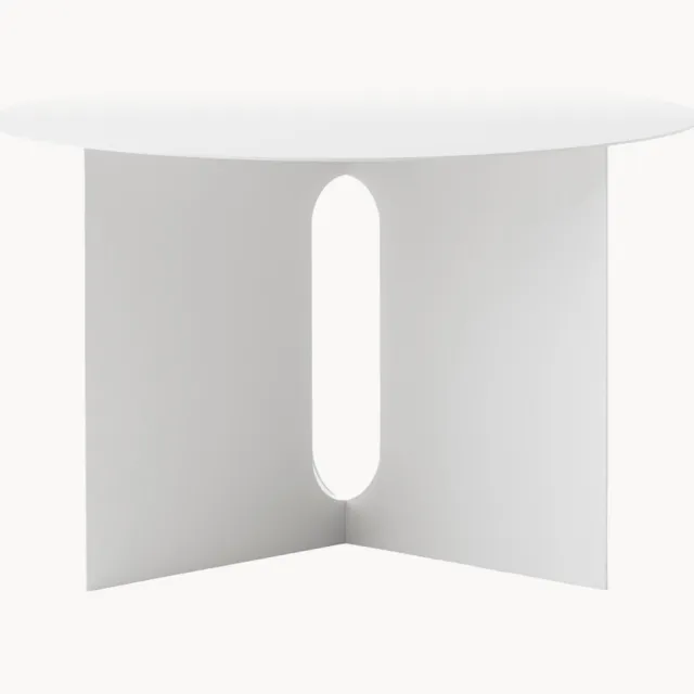Audo Copenhagen Ronde bijzettafel Androgyne Wit