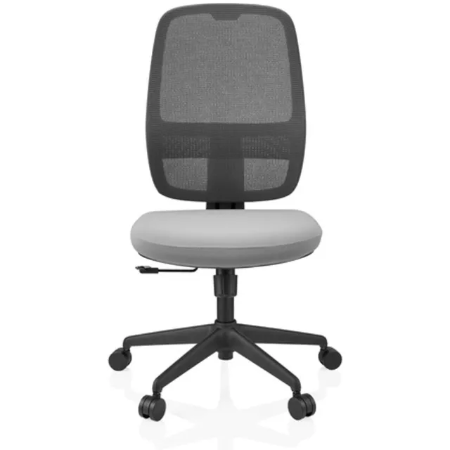 hjh office Bureaustoel / draaistoel Minoro B zitting stof / rugleuning netstof zwart / grijs hjh OFFICE