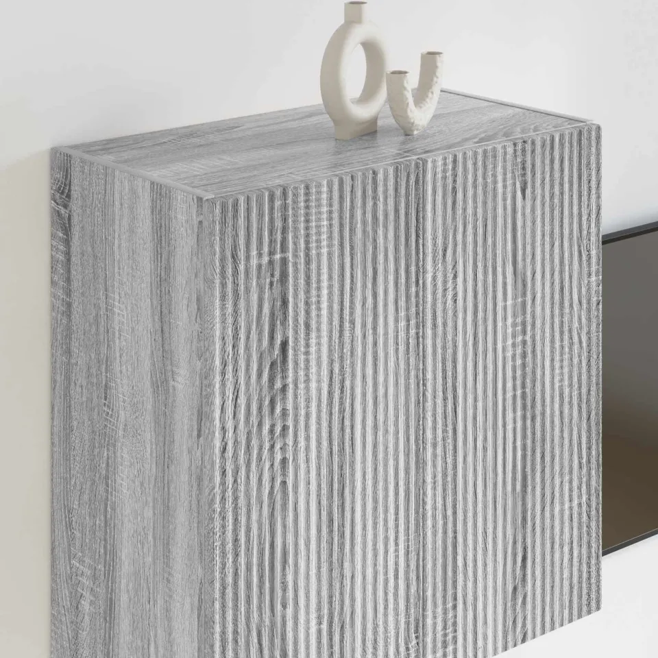 vidaXL TV-wandkast 59,5 x 31 x 60 cm Grijs Sonoma Bewerkt hout, foto 4