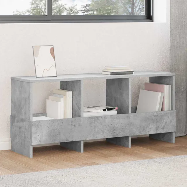 vidaXL Tijdschrift Rek Beton Grijs 102 x 30 x 45 cm, foto 2