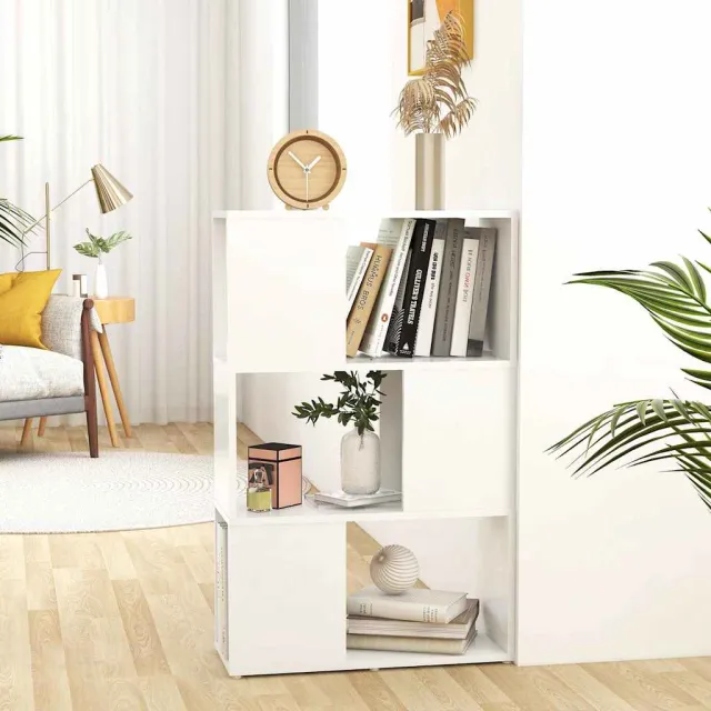 vidaXL Boekenkast/kamerscherm 60x24x94 cm bewerkt hout wit