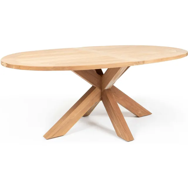 Belito Ovale Teakhouten Tuintafel | 200x110 cm | Belito Mees