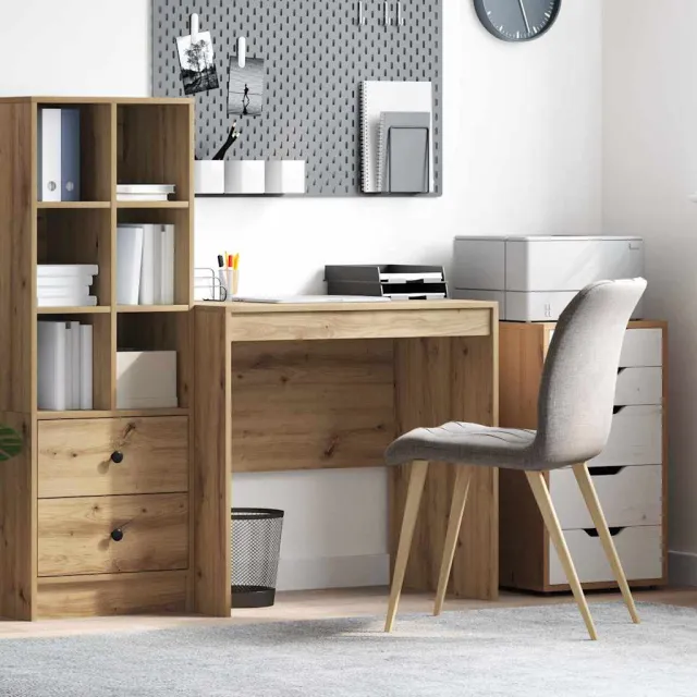 vidaXL Bureau Artisan Eiken 80 x 50 x 76 cm, foto 2