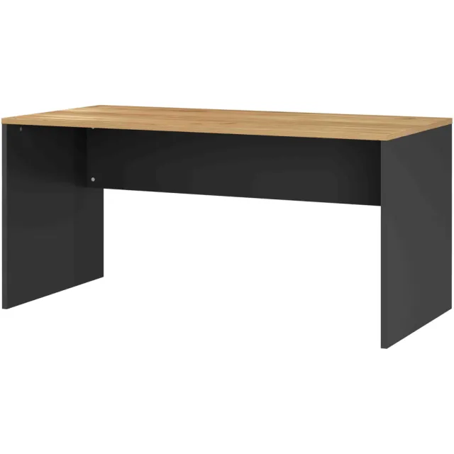 Bureau Ivory Grafiet Eiken Bruin | Grijs