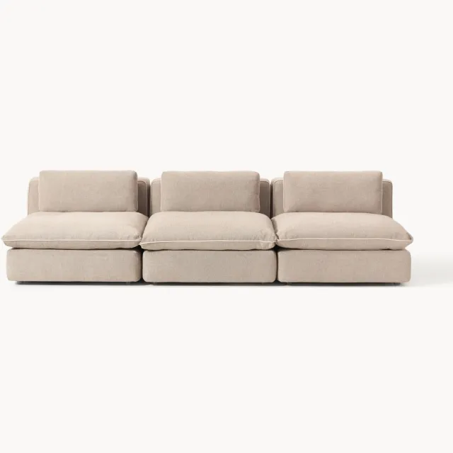 Westwing Collection Modulaire bank Felix (3-zits) Beige