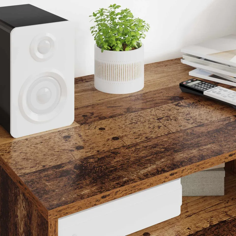 vidaXL TV-kast 100 x 48 x 43 cm Oud Hout Bewerkt hout bruin, foto 3