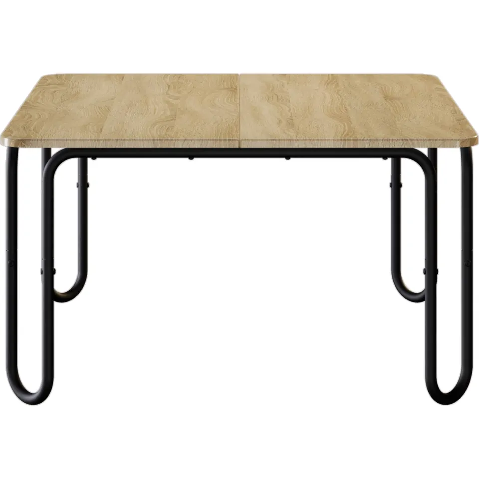 vidaXL Salontafel Sonoma Eiken 100 x 100 x 45 cm Bewerkt hout Bruin