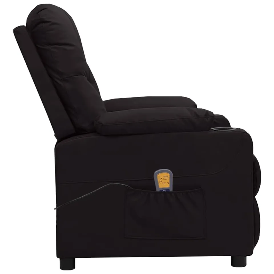 vidaXL Massagestoel kunstleer zwart, foto 4