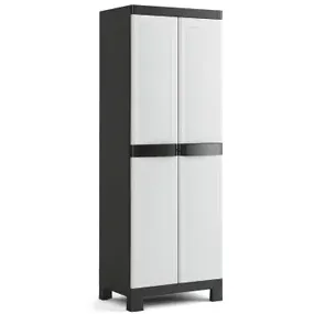 Sencys - Praxis Eigen Merk Sencys Multifuntionele Kast 45x65x182cm Donkergrijs