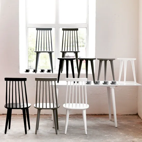 Rowico Home Lotta houten spijlenstoel wit, foto 5
