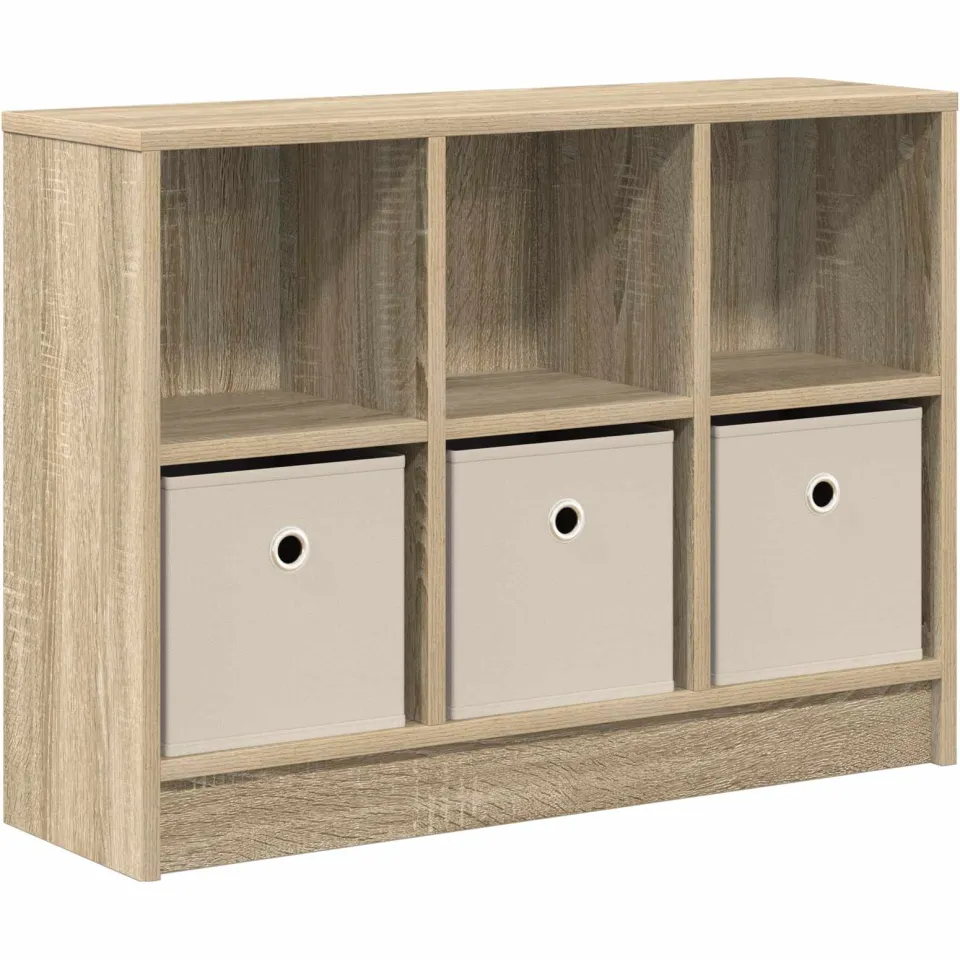 vidaXL Dressoir Sonoma Eiken 73,5 x 22,5 x 53,5 cm, foto 3