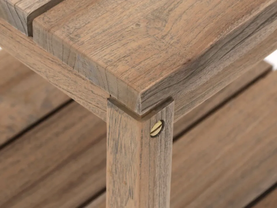 ROUGH Furniture ROUGH-A bijzet tuintafel 50x50x55cm bruin, foto 4