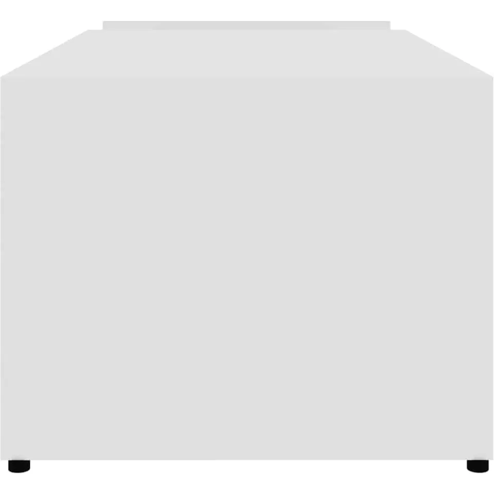 vidaXL Salontafel 90x45x35 cm bewerkt hout wit, foto 4