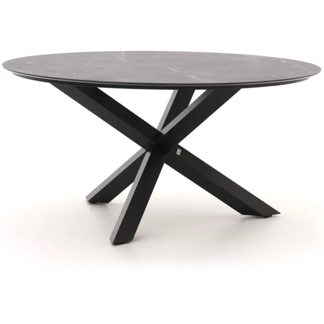 Bellagio tuinmeubelen Bellagio Lodola dining tuintafel ø 150cm Zwart