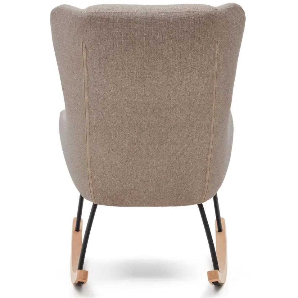 Kave Home Maustin schommelstoel beige, foto 7