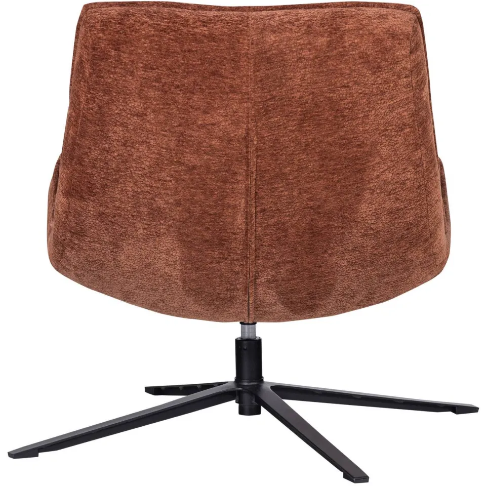 WOOOD Maudi Draaifauteuil - Polyester - Naturel - 84x74x86, foto 5