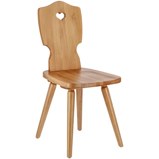Vega 2x VEGA Houten stoel Vroni; 41x50x88.5 cm (BxDxH); naturel; 2 stuk / verpakking