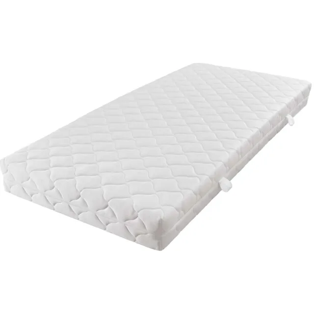 vidaXL Matras met een wasbare hoes 200x160x17 cm H3 Wit