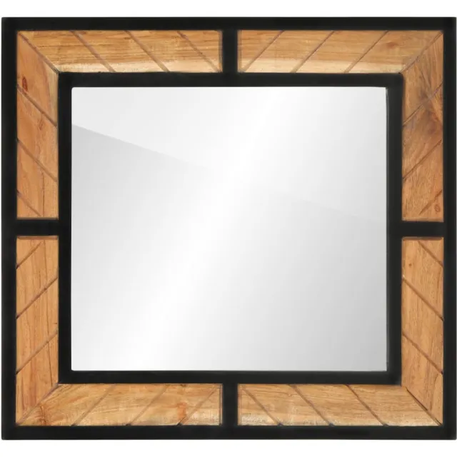 vidaXL Badkamerspiegel 60x1x55 cm massief acaciahout bruin, foto 2