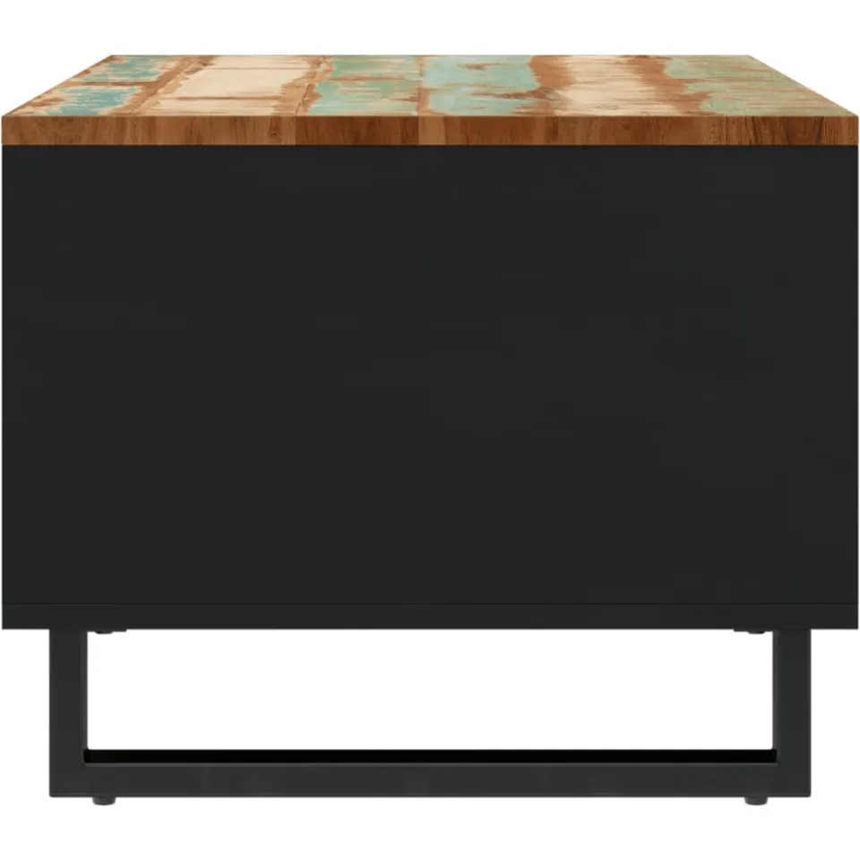 vidaXL Salontafel 55x50x40 cm massief gerecycled hout meerkleurig, foto 4