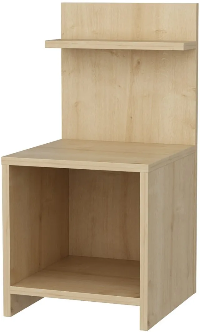 Skye Decor , Nachtkastje, Ullman - Oak, Gemelamineerde spaanplaat, Eiken, 35,6 x 37,4 x 72 cm