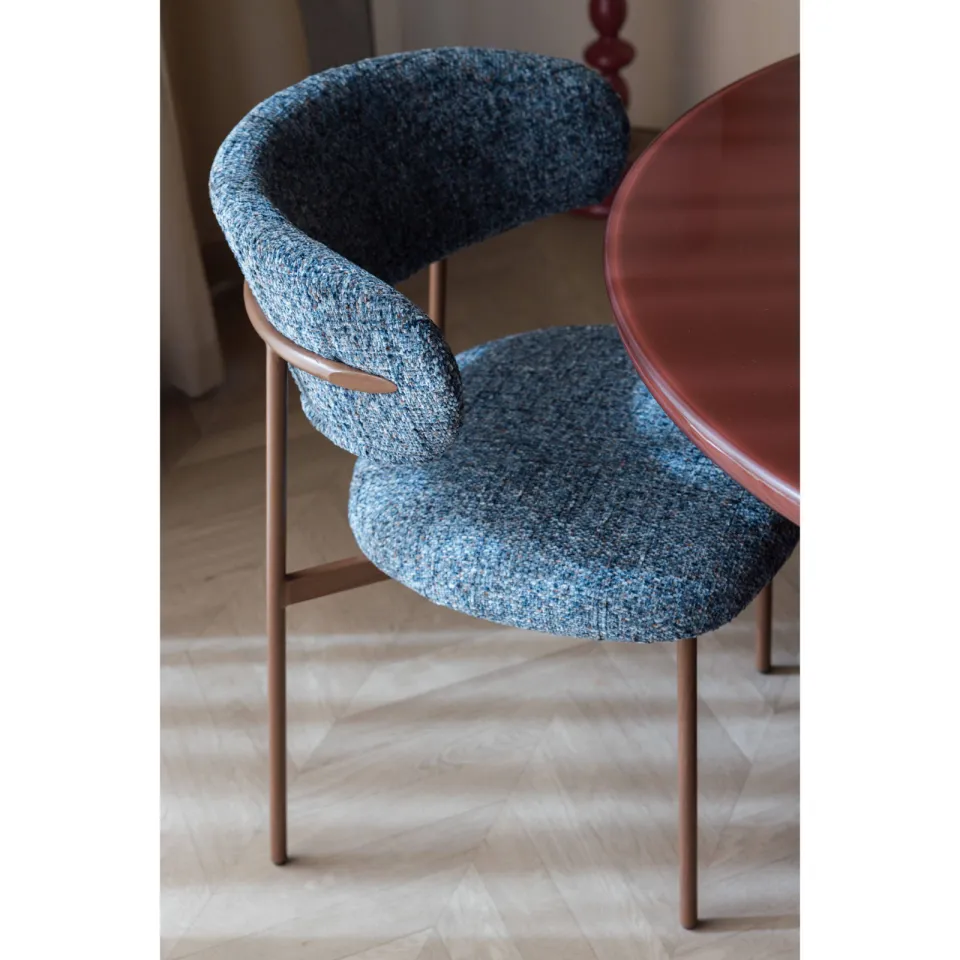 Housecraft Living Claes eetkamerstoel blauw, foto 5