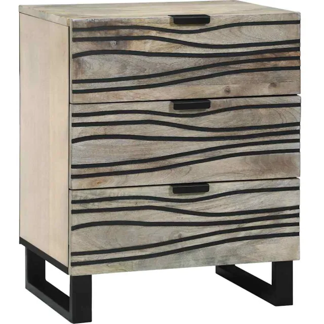vidaXL Nachtkastje Wit 50 x 33 x 62 cm Bewerkt hout