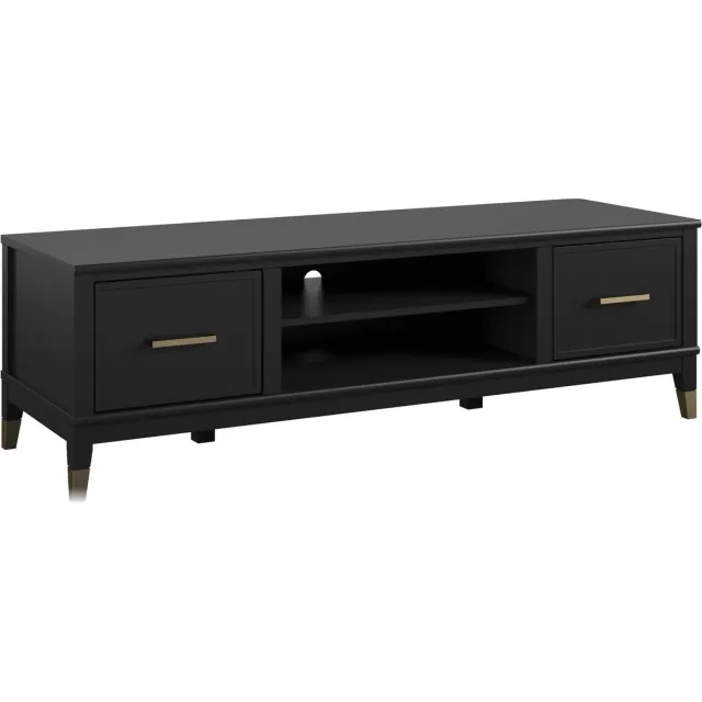I.T.T. Westerleigh-Tv-meubel - 2-Deurs - Zwart Black