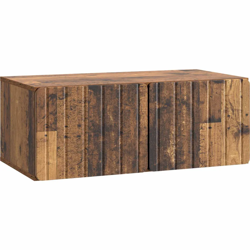 vidaXL Wandbeugel TV-kast 78,5 x 41 x 30 cm Oud hout Bewerkt hout bruin, foto 3