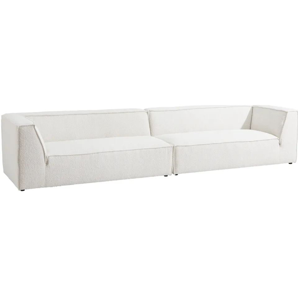 NOUS Living Newton 4-zitsbank crème bouclé, foto 4