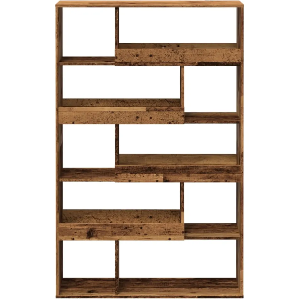 vidaXL Kamerscherm 100x33x156,5 cm bewerkt hout oud houtkleurig Bruin
