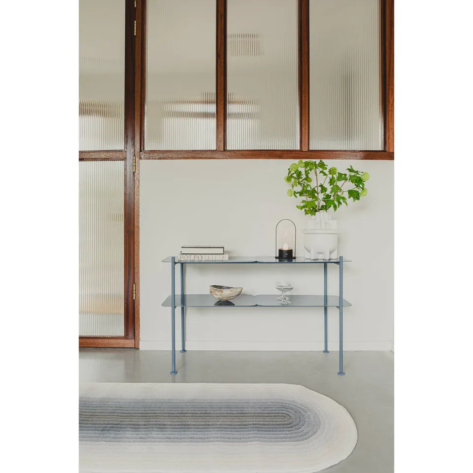 Zuiver River rechthoekige sidetable oceaanblauw ocean blue, foto 3