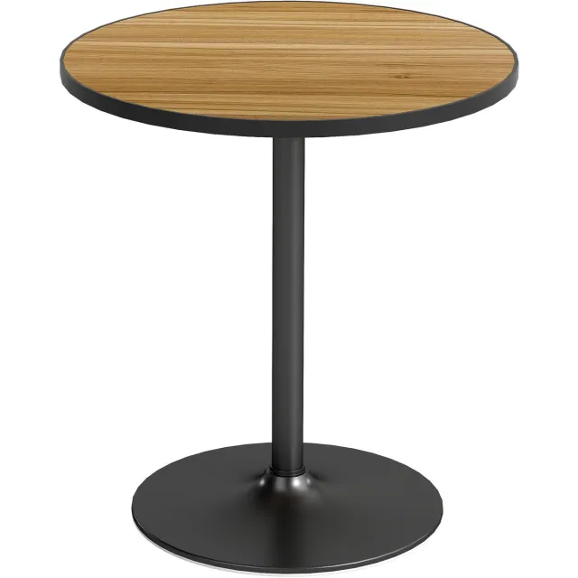 Homona Ronde eettafel - Voor 2-4 personen - Ø70 x 76 cm - Eikenlook Bruin