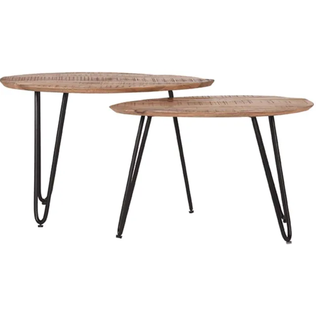 Mangohouten salontafel set Martha