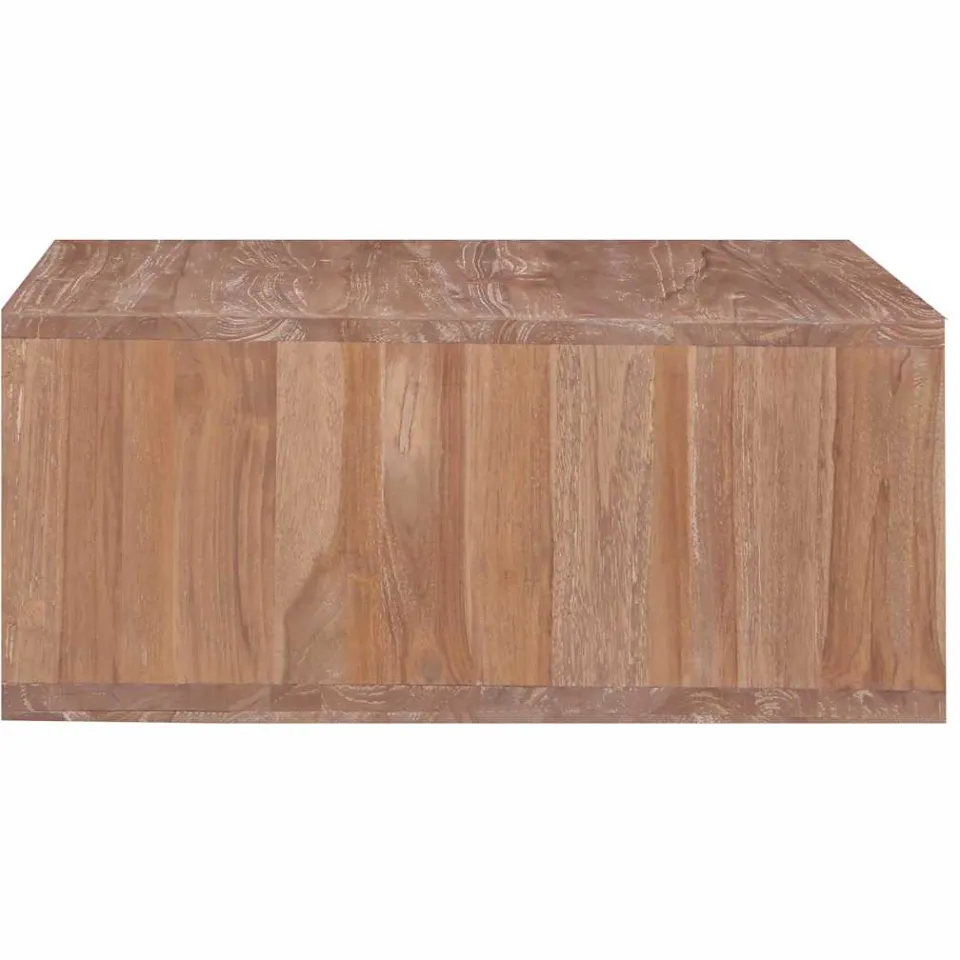 vidaXL Salontafel 70x70x30 cm massief teakhout bruin, foto 3