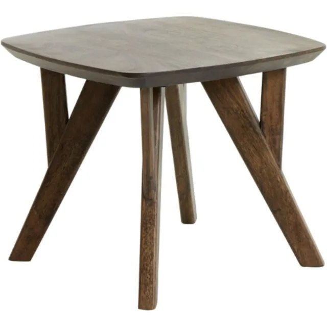 Light & Living Bijzettafel Quenza - Bruin - 44x44x36cm - Bohemian