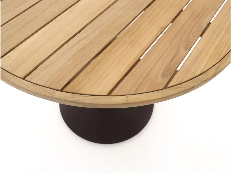 Zavelli Cuore bartafel ø120cm (h:105cm) bruin, foto 4