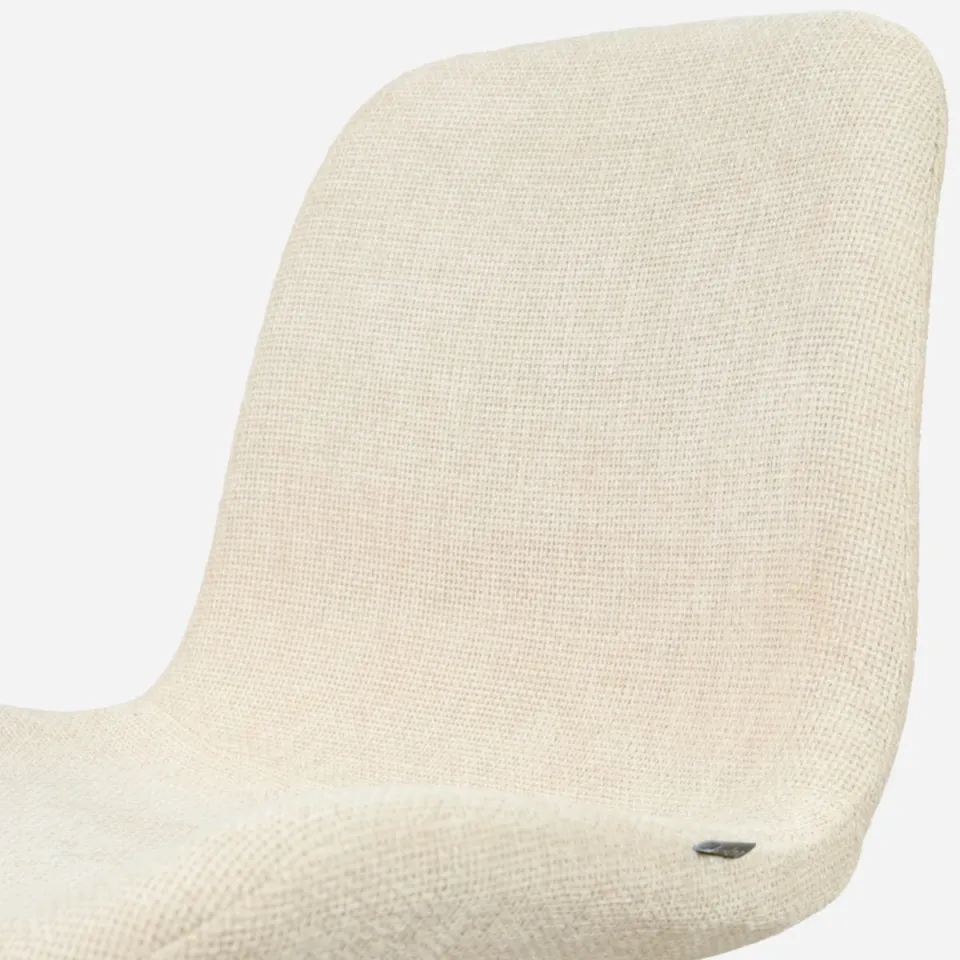 Nolon Niva-Fé draaibare tulp eetkamerstoel cottonbeige - beige onderstel, foto 5