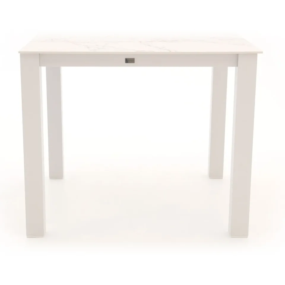 Bellagio tuinmeubelen Bellagio Lagundo dining tuintafel 90x90cm Wit